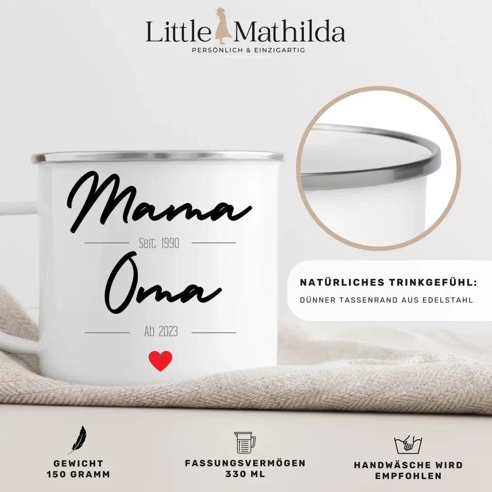Schwangerschaft verkünden: Mama seit..Oma ab..