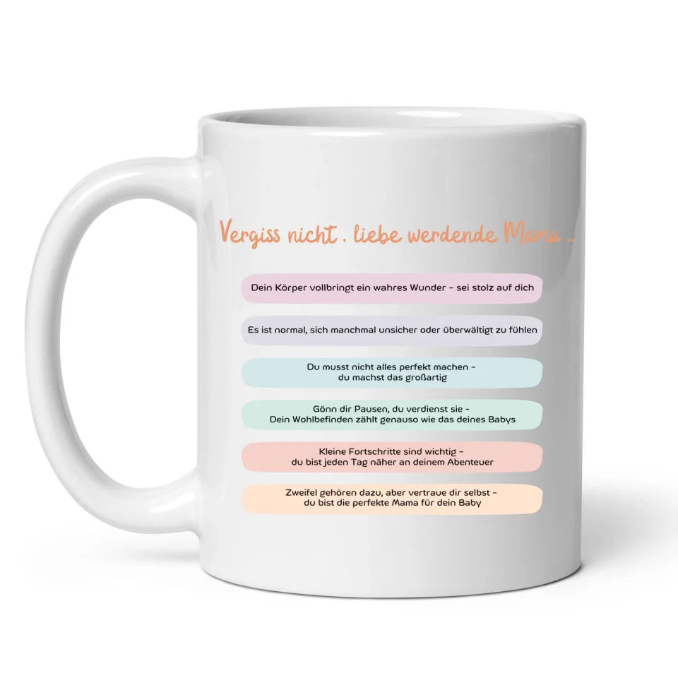 Geschenktasse für werdende Mama´s