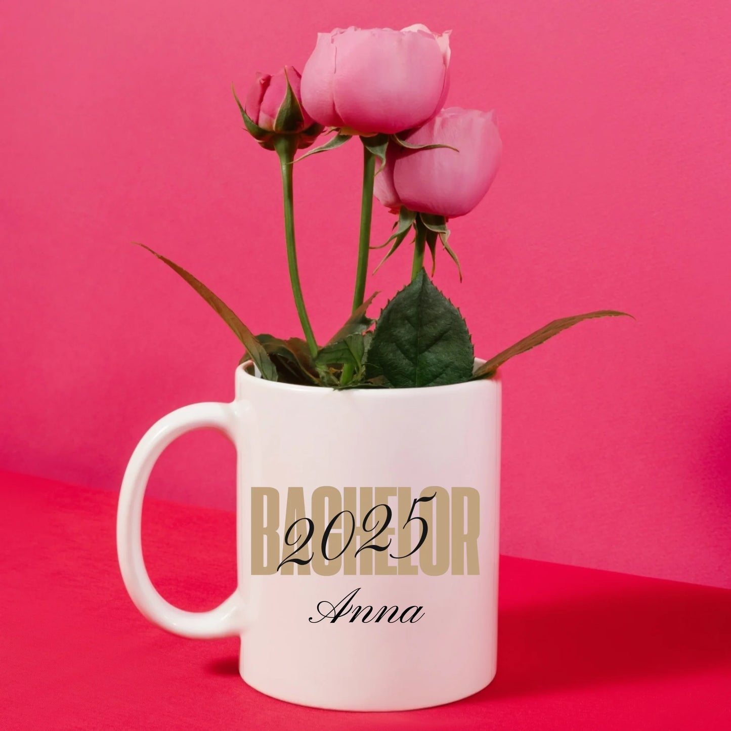 Personalisierte Tasse Bachelor 2025