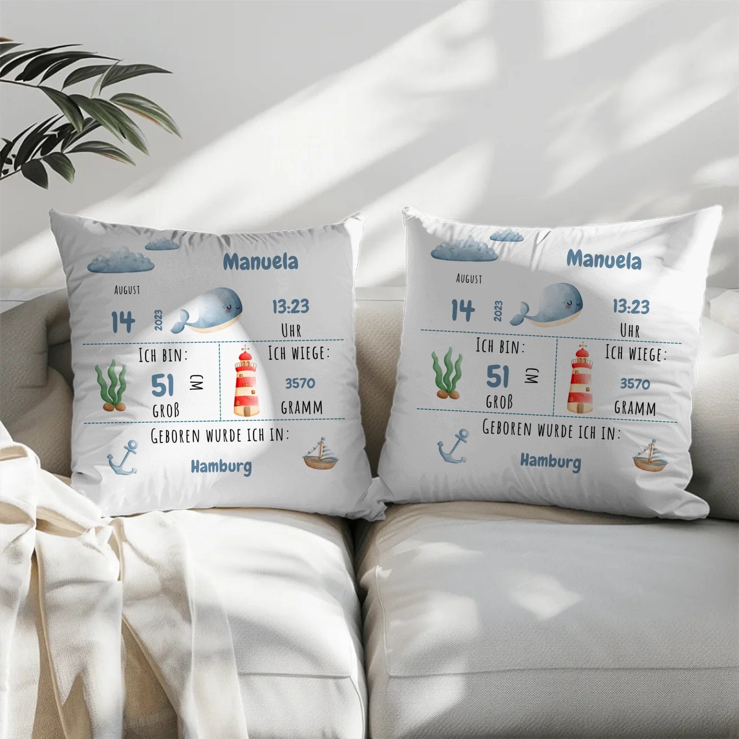 Pillow - Square - all color - 2pcs