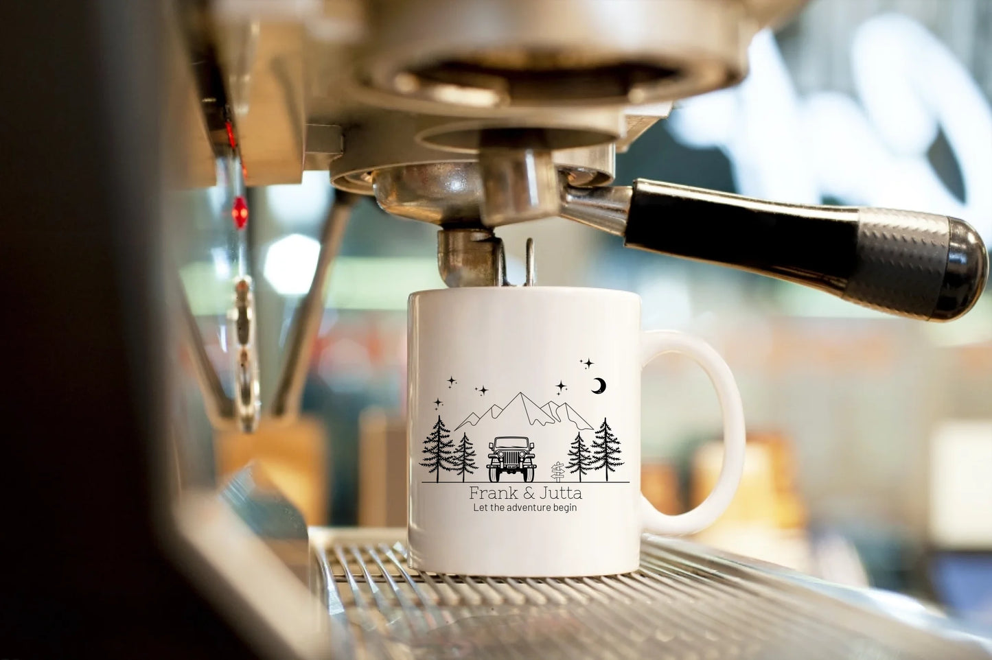 Tasse de camping en émail tout-terrain