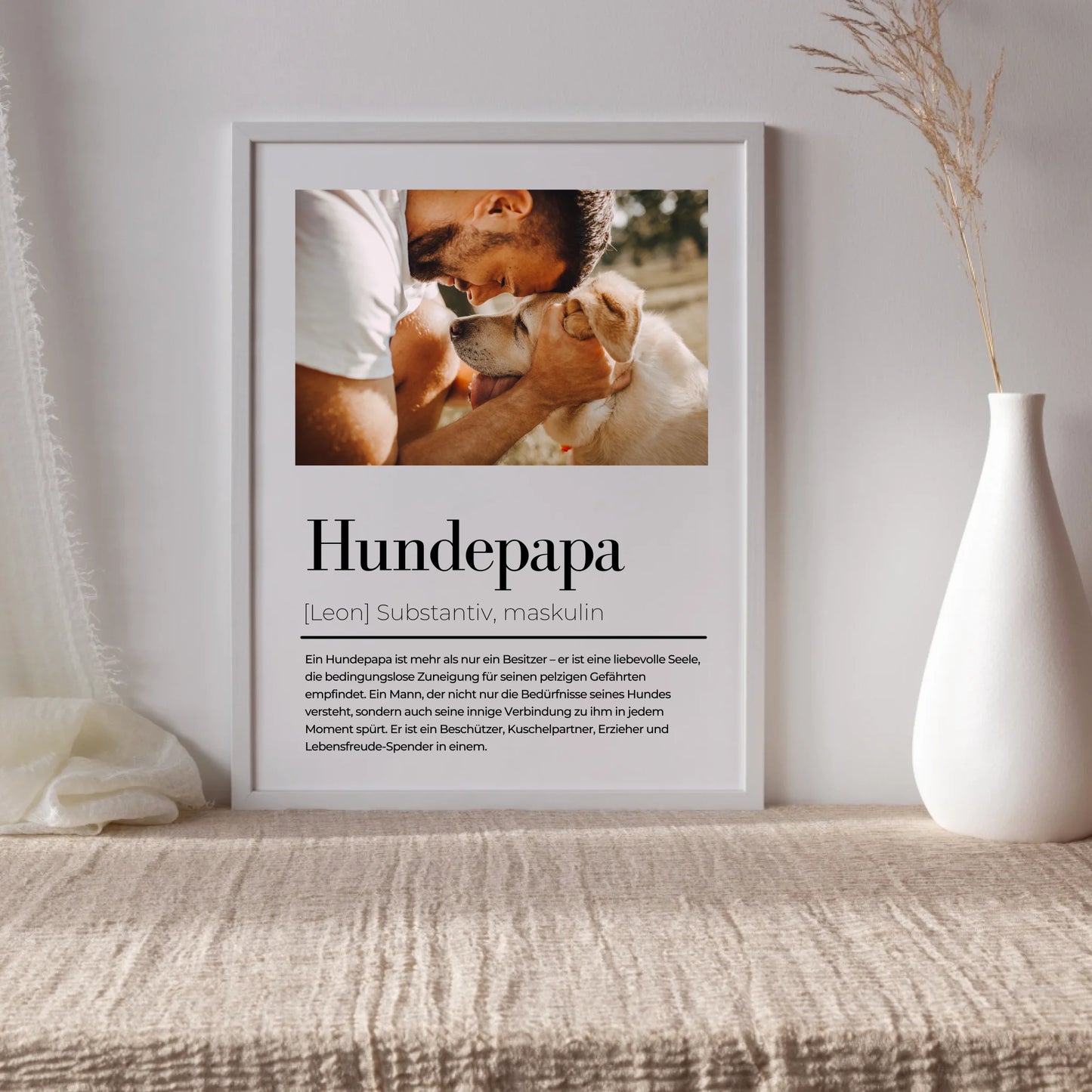 Poster Hundemama - Hundepapa