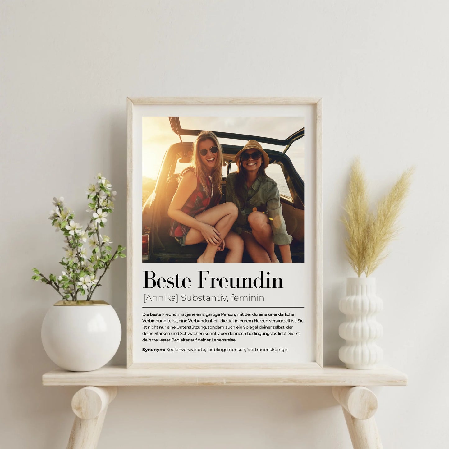 Definitionsposter "Beste Freundin"
