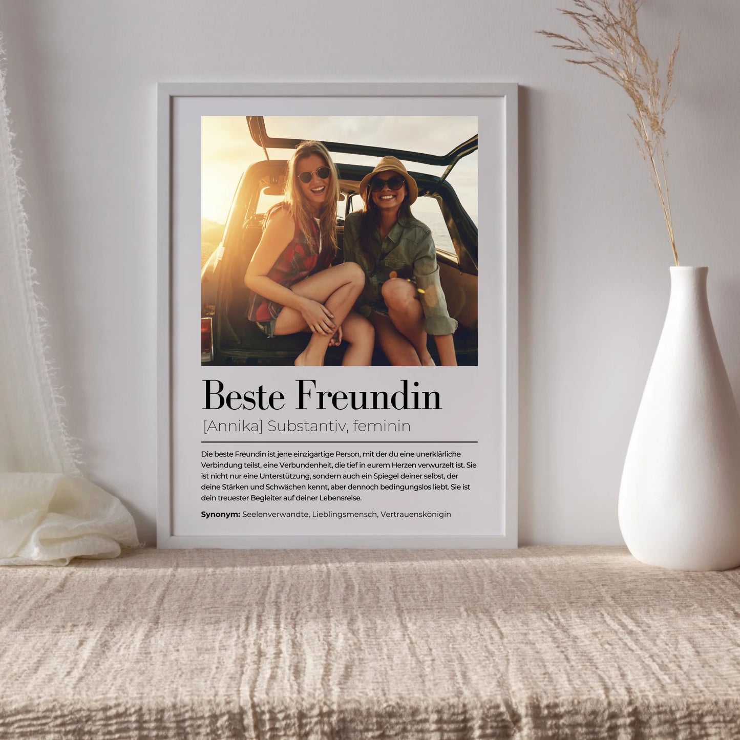 Definitionsposter "Beste Freundin"
