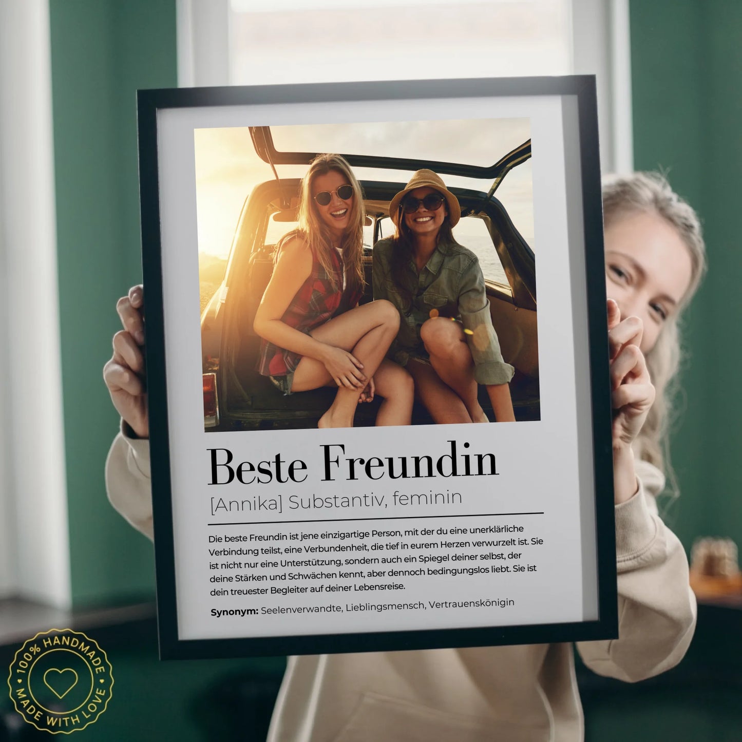 Definitionsposter "Beste Freundin"