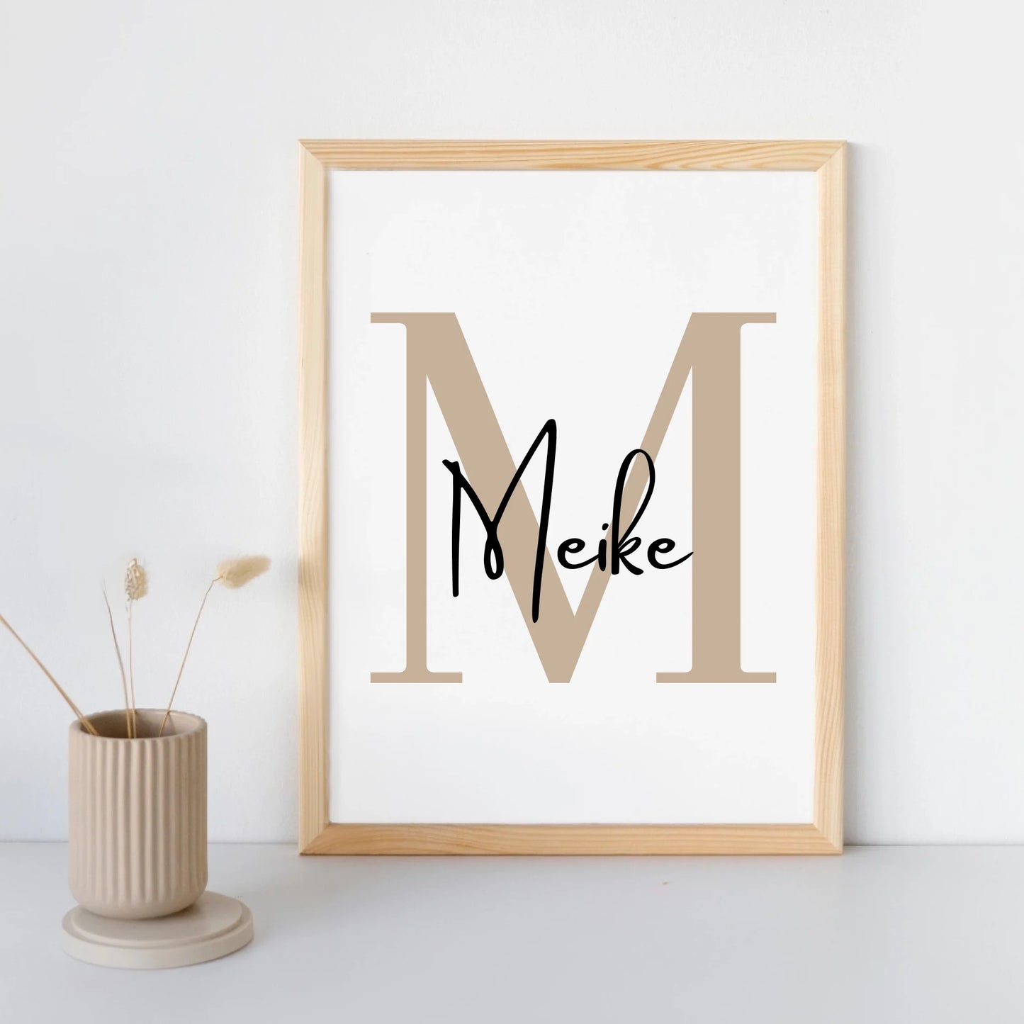 Personalisiertes Namensposter bunte Buchstaben