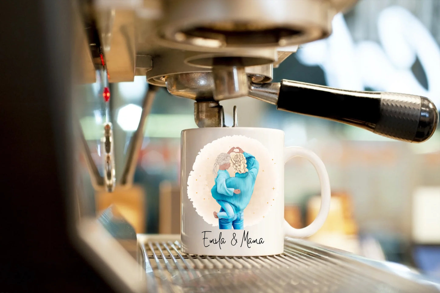 Mama & Tochter Tasse personalisiert mit Namen