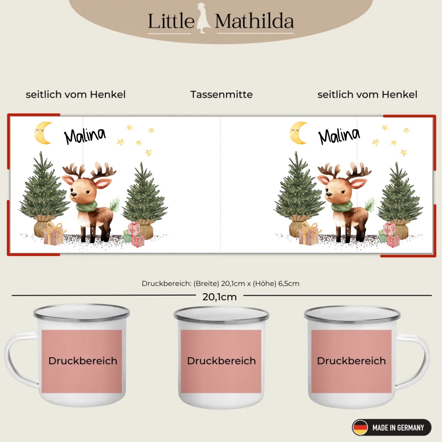 Druckbereiche Little Mathilda