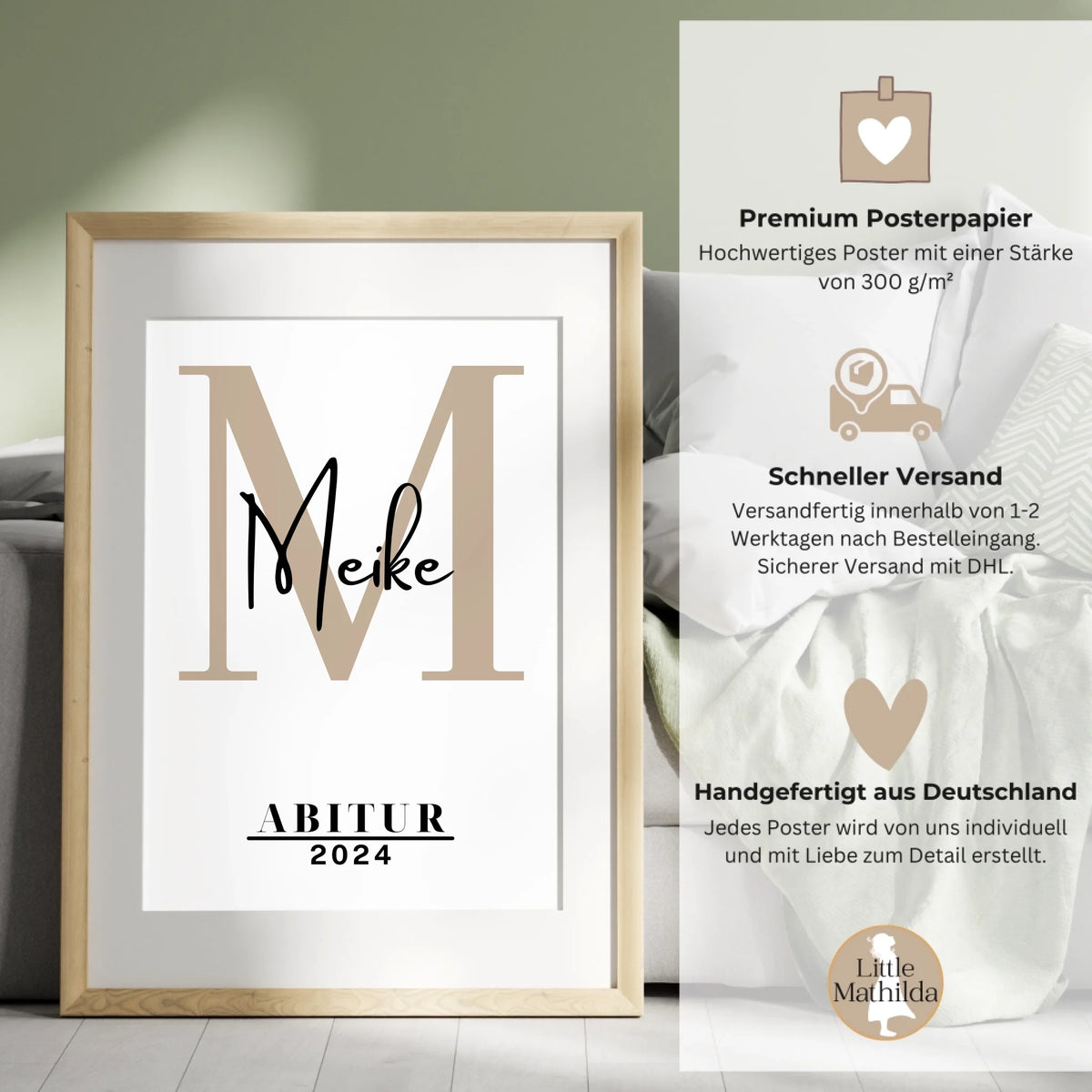 Personalisiertes Poster von Little Mathilda (2)