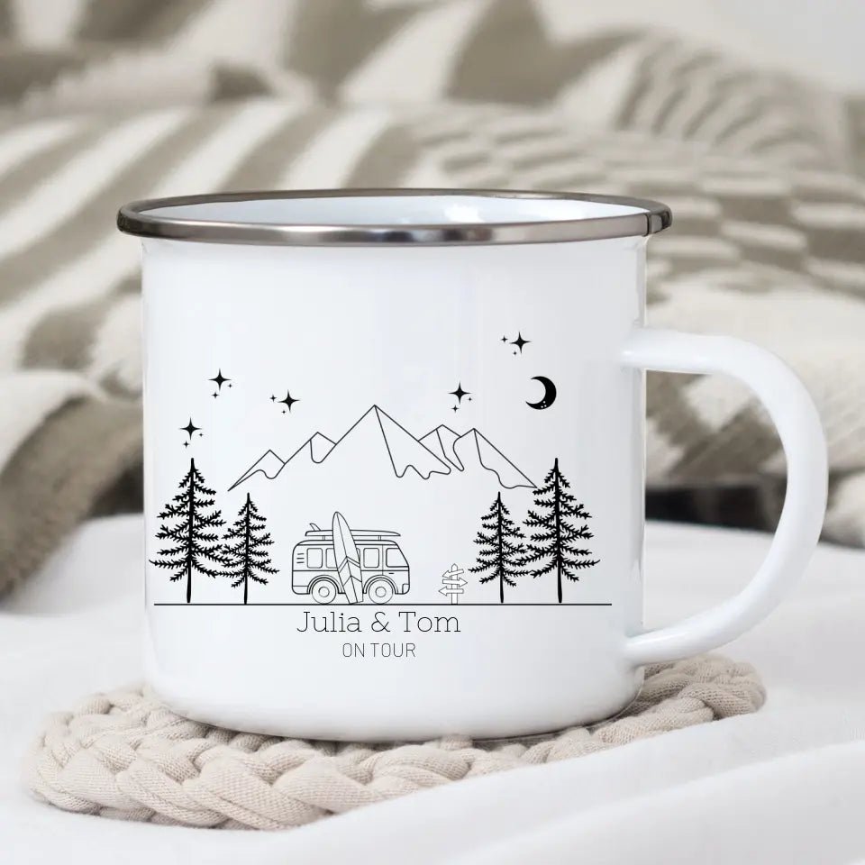 Camping Tasse "Surfer Van" Little Mathilda Little Mathilda Customizer
