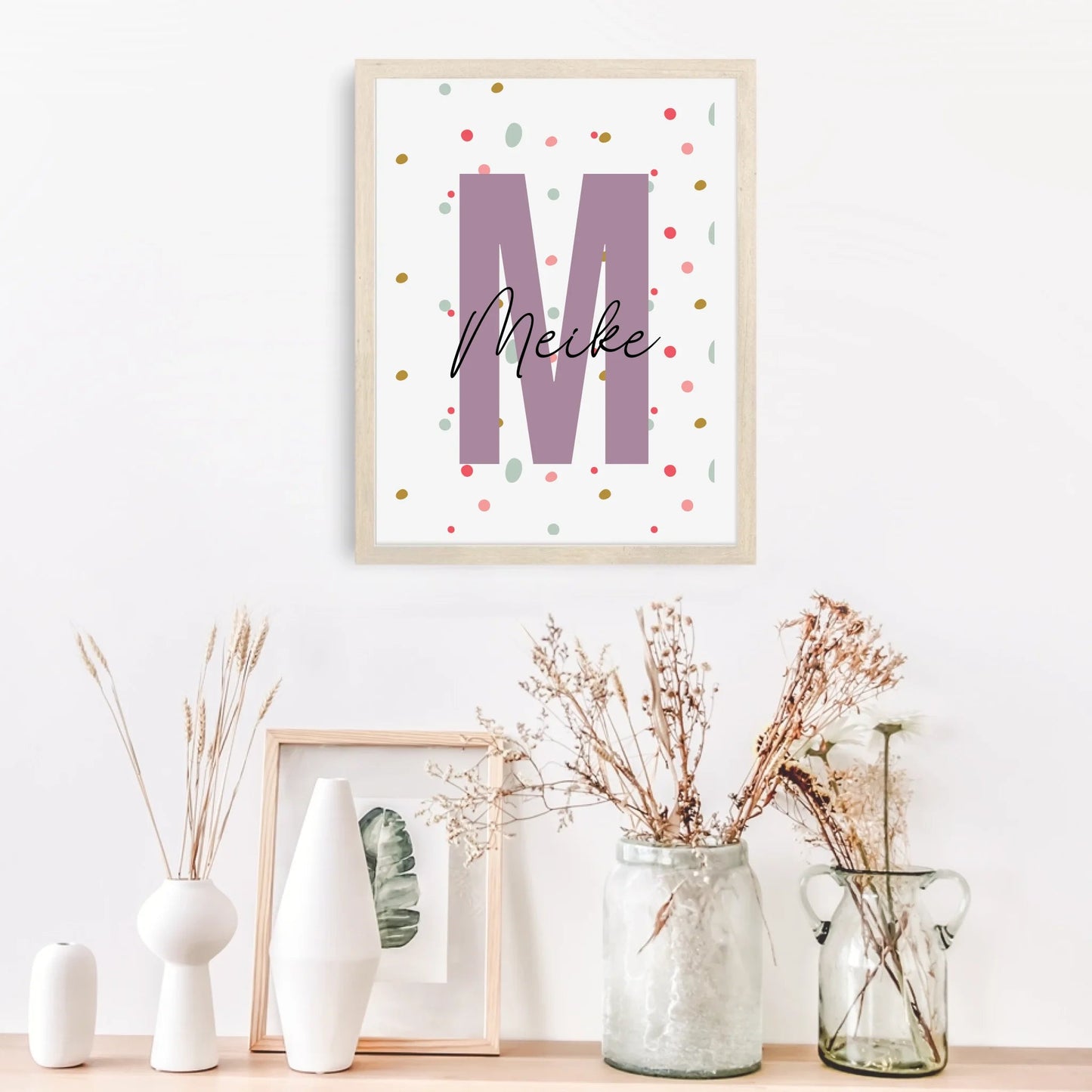 Personalisiertes Kinderzimmerposter mit Namen Little Mathilda merchOne Customizer
