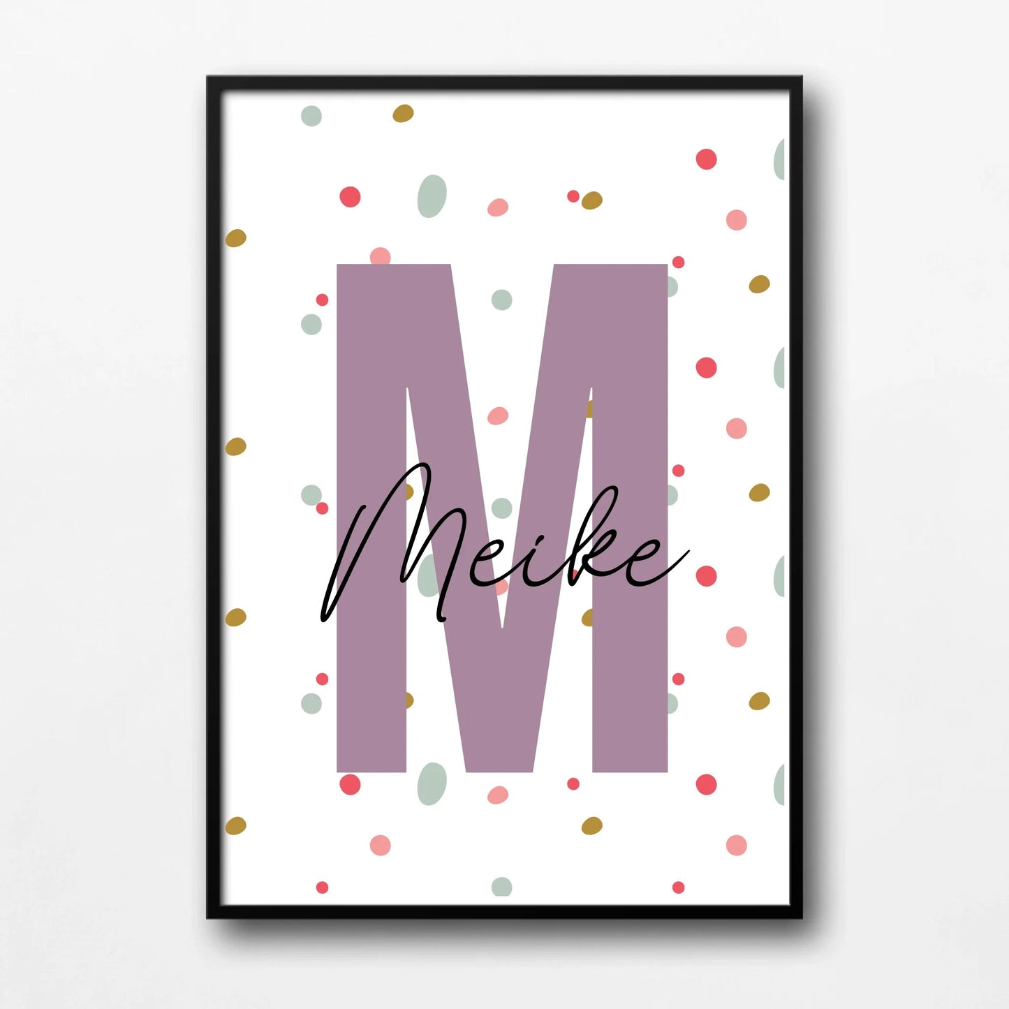 Personalisiertes Kinderzimmerposter mit Namen Little Mathilda merchOne Customizer