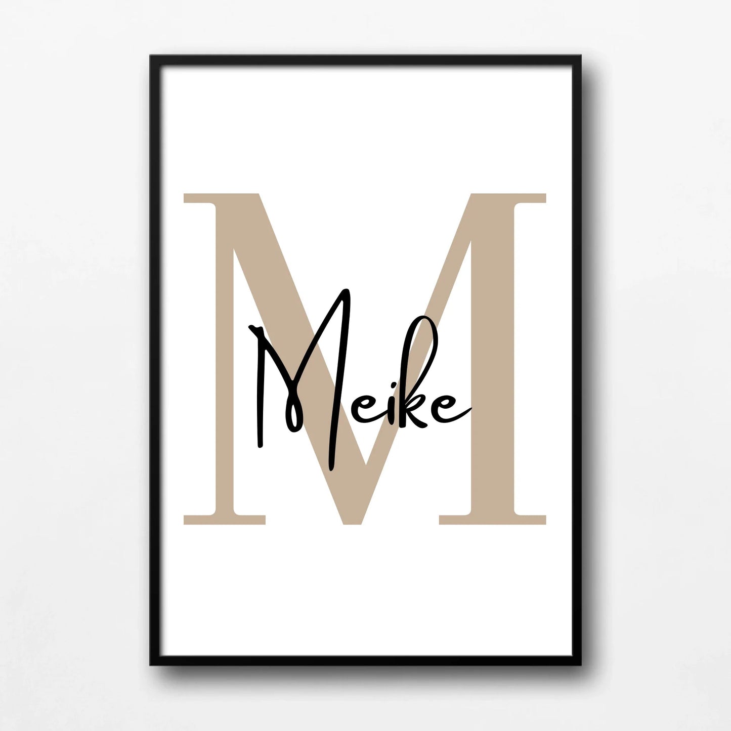 Personalisiertes Namensposter bunte Buchstaben Little Mathilda merchOne Customizer