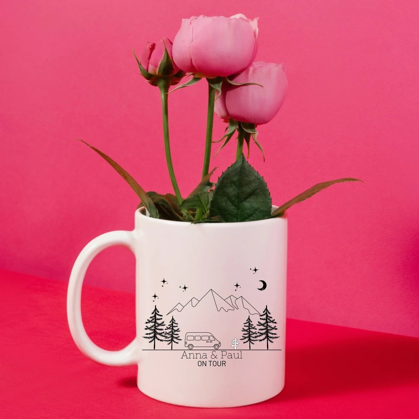 Emaille Tasse Camping Van Little Mathilda Little Mathilda Emaille Tasse