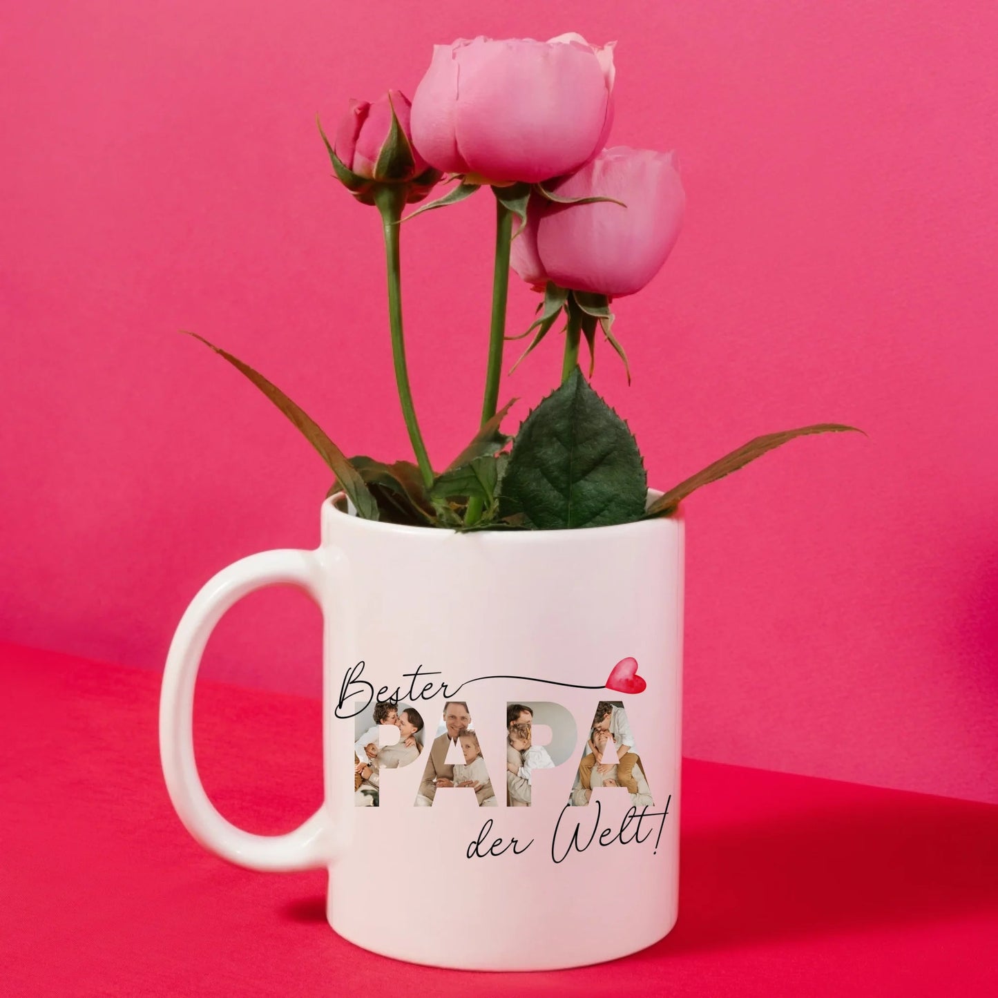 Bester Papa Tasse mit Fotos Little Mathilda Little Mathilda Keramik Tasse
