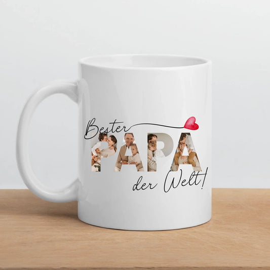Bester Papa Tasse mit Fotos Little Mathilda Little Mathilda Keramik Tasse