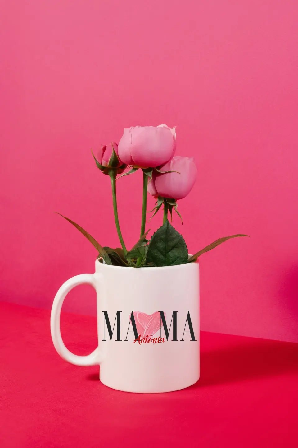 Mama Tasse personalisiert mit Namen der Kinder Little Mathilda Little Mathilda Keramik Tasse