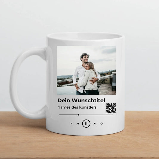Personalisierte Keramik Tasse mit deinem Lieblingsong Little Mathilda Little Mathilda Keramik Tasse
