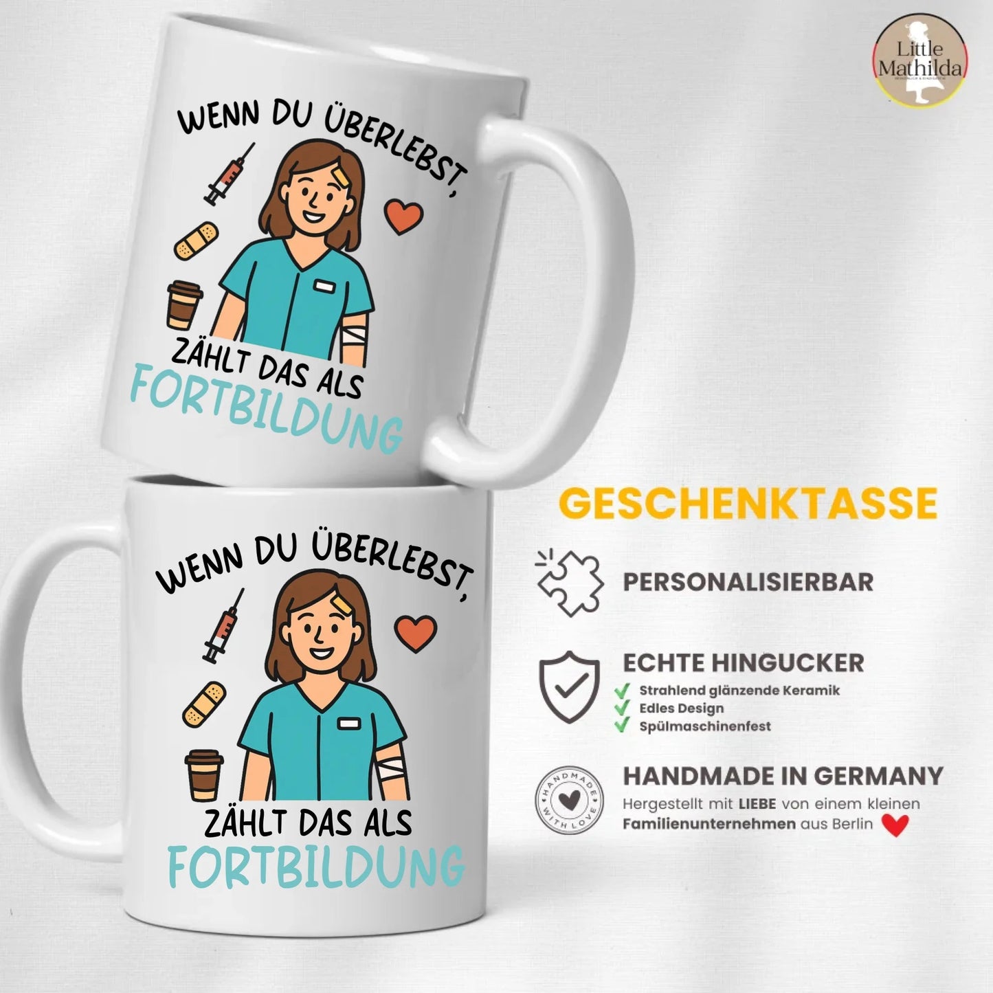 Geschenktasse zum Abschluss Bachelor Geschenk Prüfung bestanden Abschlussgeschenk von Little Mathilda (1)