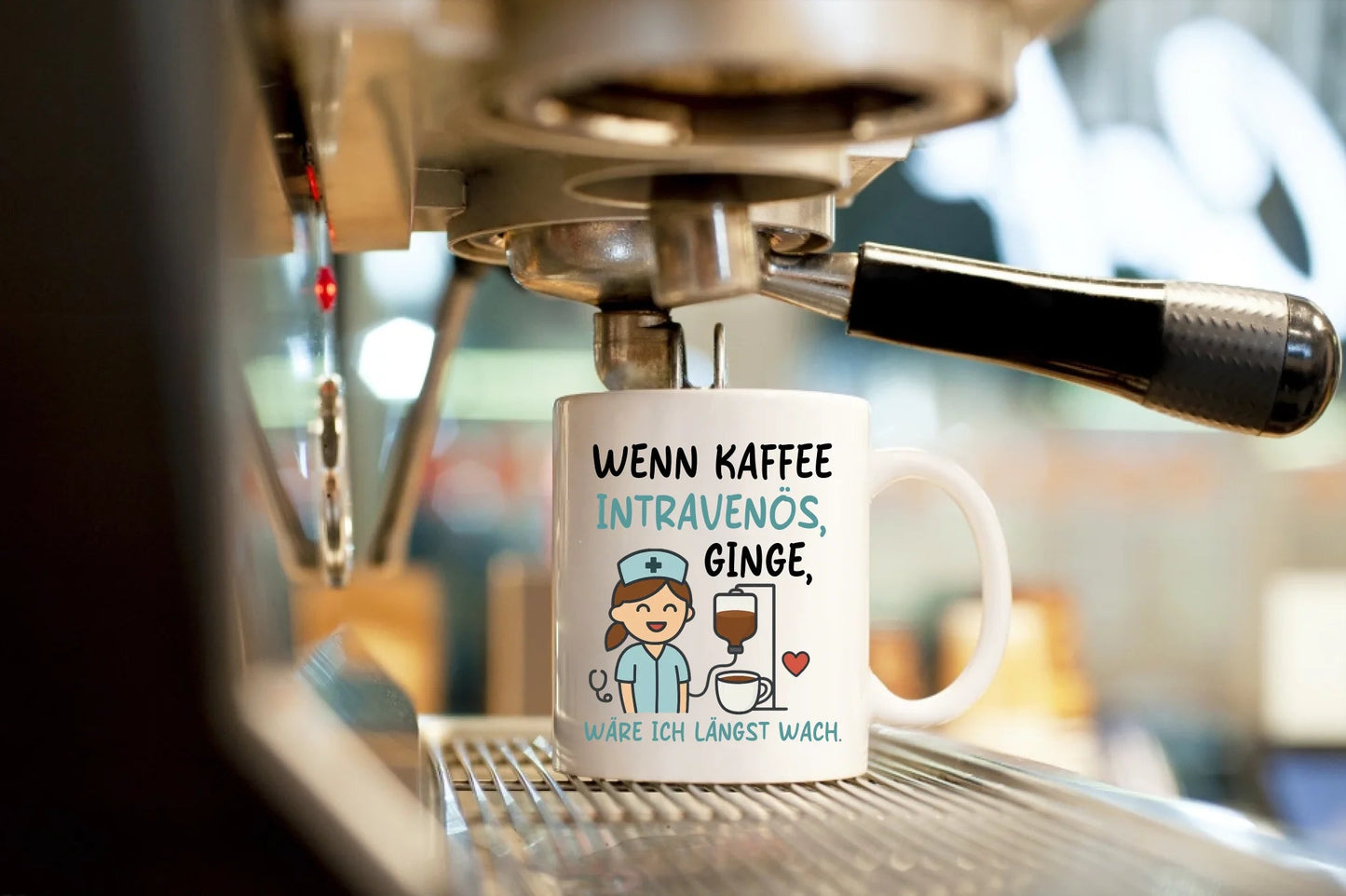 Personalisierte Krankenschwester Tasse mit Spruch Little Mathilda Little Mathilda Keramik Tasse