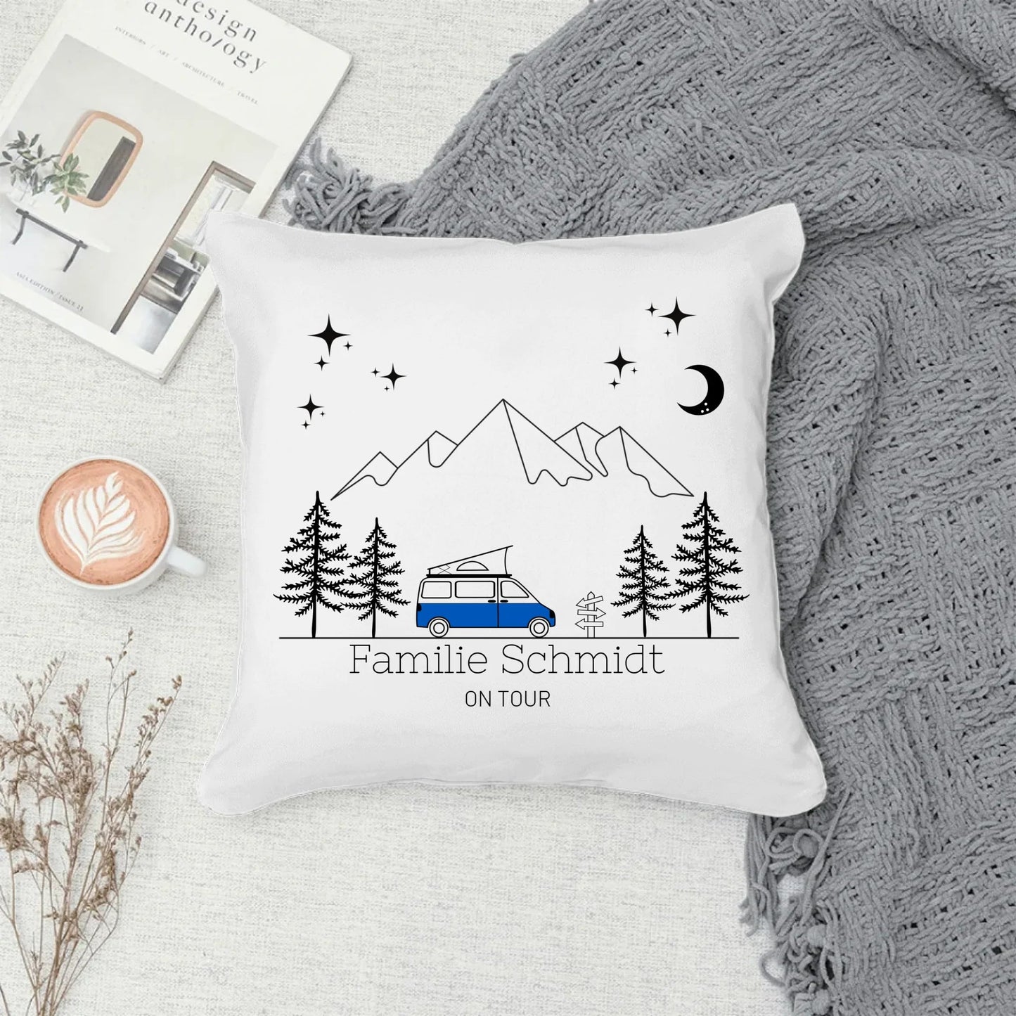 Camping Kissen Campervan mit Aufstelldach (40x40cm) Little Mathilda Little Mathilda Kissen