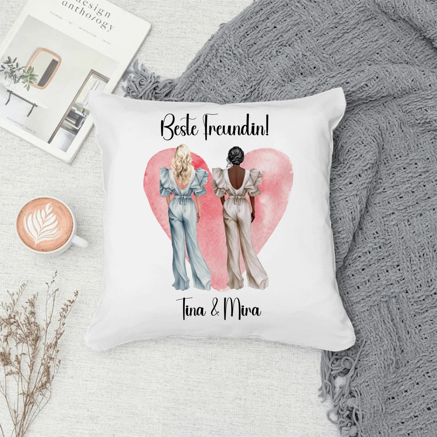 Personalisierte Tasse: Beste Freundin copy Little Mathilda Little Mathilda Kissen