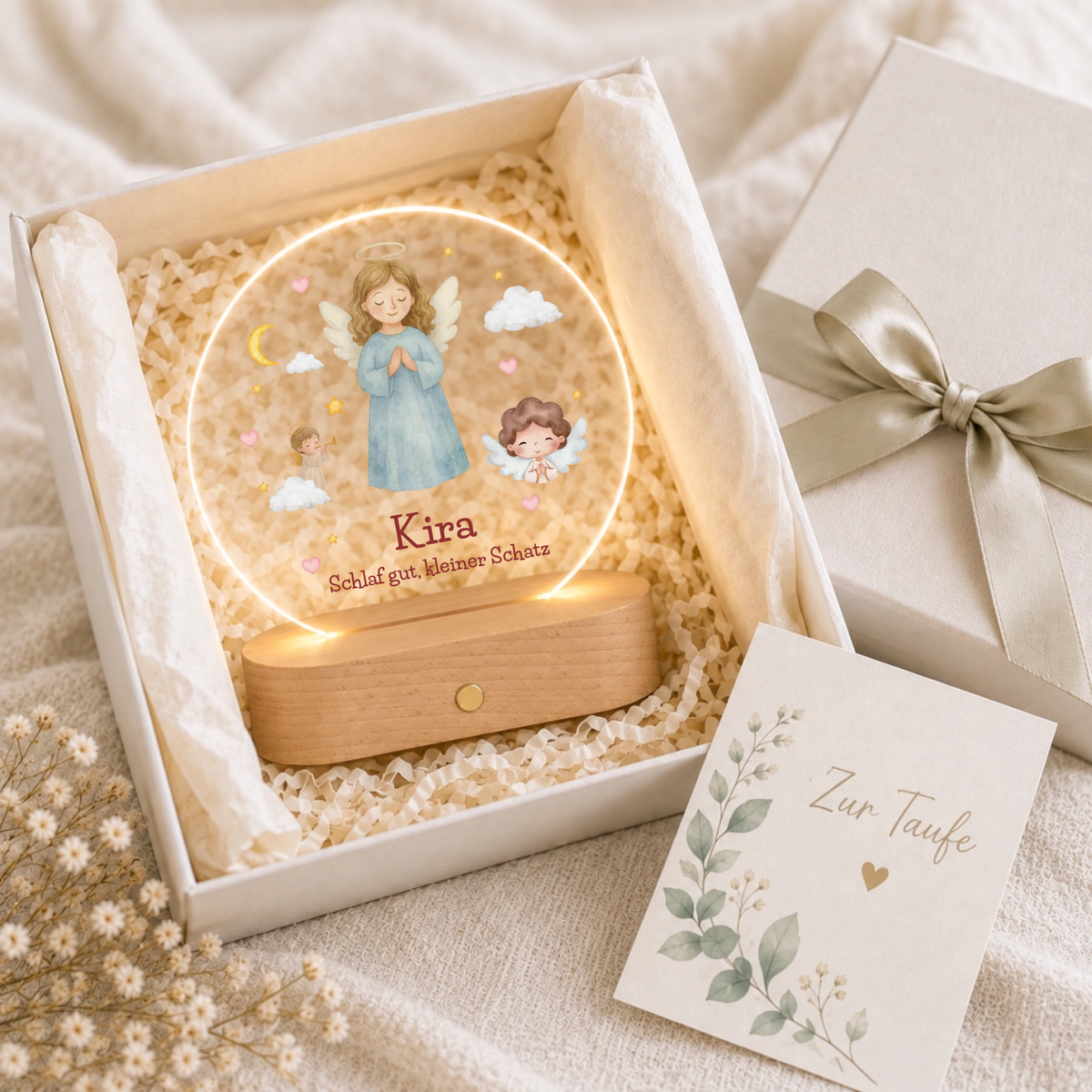 Personalisiertes Acryl-Nachtlicht mit Namen – Gute-Nacht-Licht für Kinder Little Mathilda Little Mathilda Nachtlicht