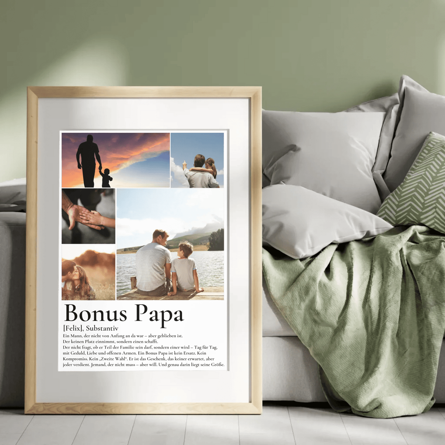 Bonus Papa - Personalisiertes Poster mit Fotos Little Mathilda Little Mathilda Poster