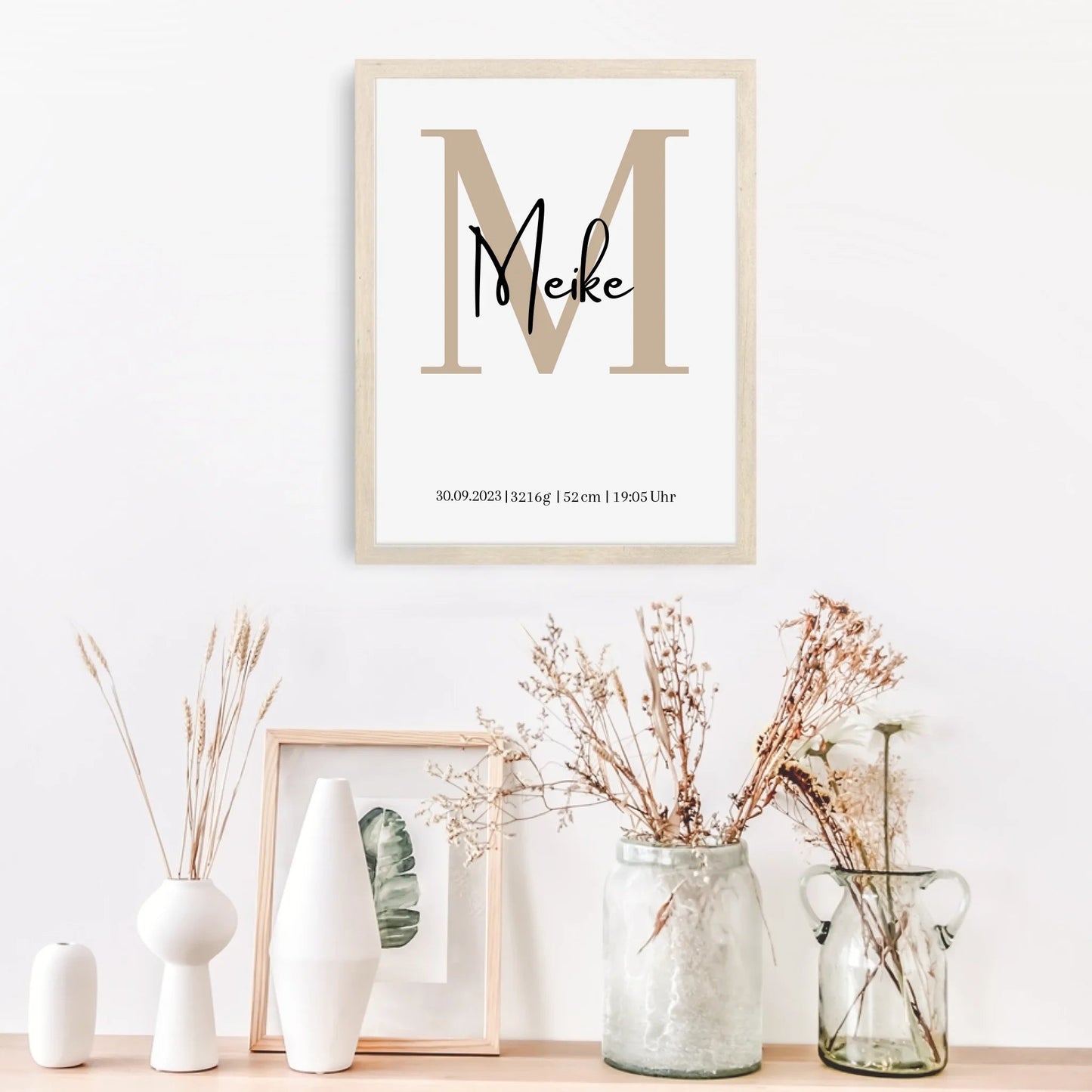 Personalisiertes Geburtsposter - Geburtsanzeiger Little Mathilda Little Mathilda Poster