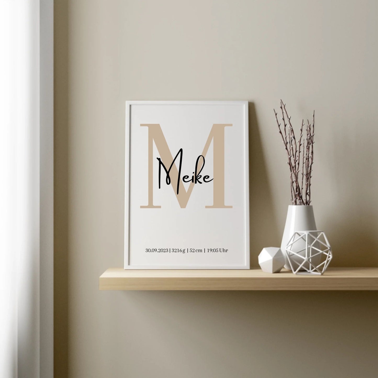 Personalisiertes Geburtsposter - Geburtsanzeiger Little Mathilda Little Mathilda Poster