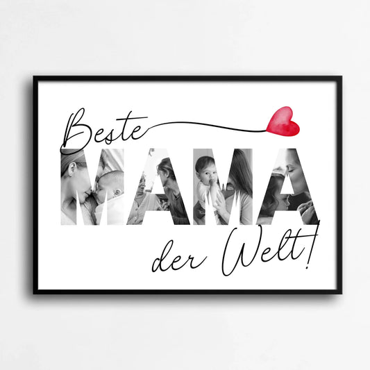 Personalisiertes Poster: Beste Mama der Welt! Little Mathilda Little Mathilda Poster