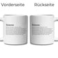 Definitionstasse Rentnerin