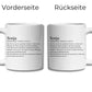 Definitionstasse Arbeitskollegin