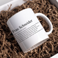 Definition mug teacher with name