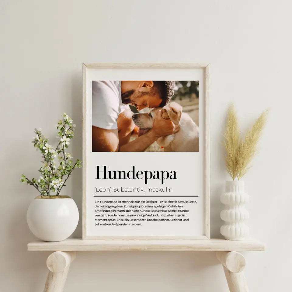 Poster Hundemama - Hundepapa
