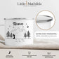 Emaille Angler Tasse "Petri Heil"