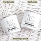 Segelboot Tasse mit Namen