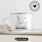Segelboot Tasse mit Namen