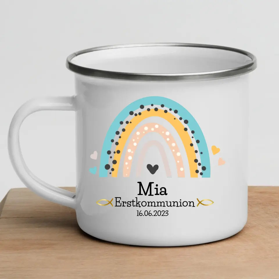 First Communion Cup Rainbow