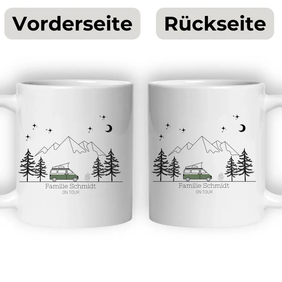 Camping Tasse "Van mit Aufstelldach"