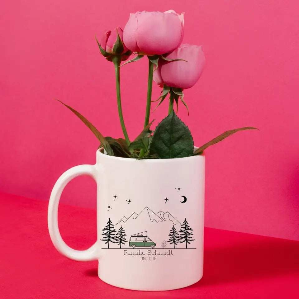 Camping Tasse "Van mit Aufstelldach"