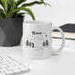 Emaille Angler Tasse "Petri Heil"