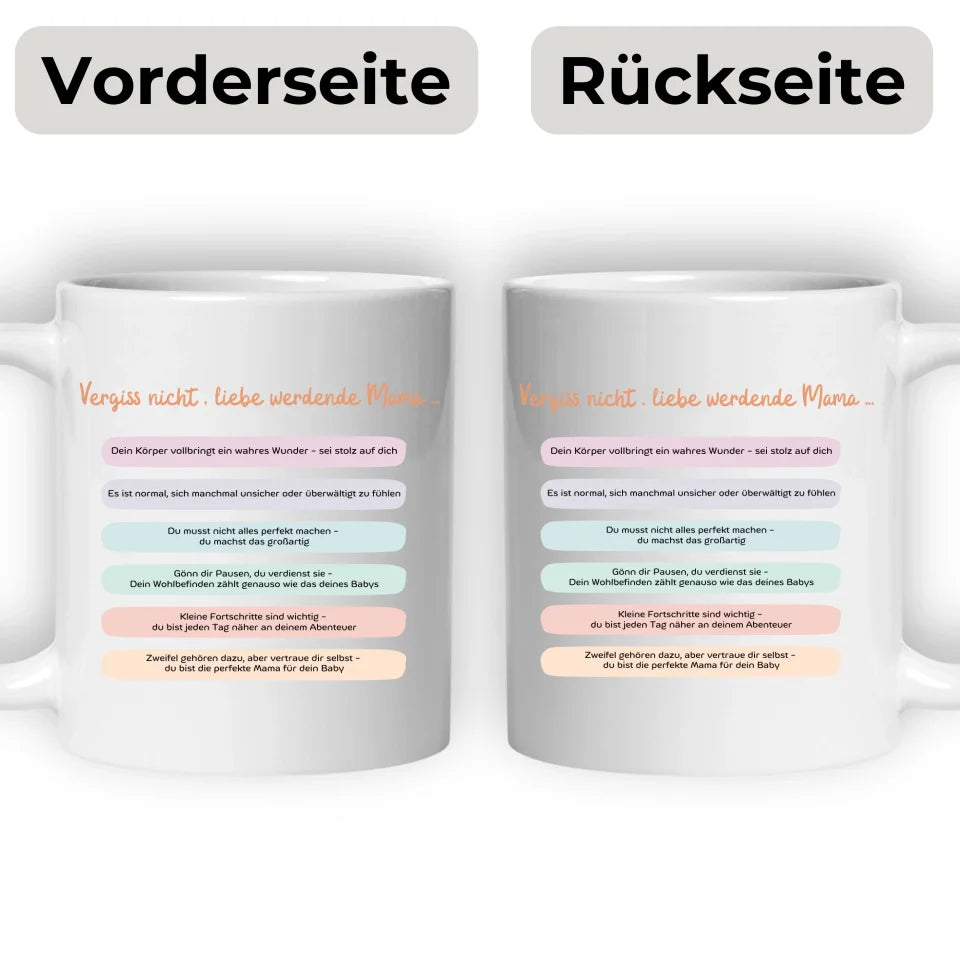 Geschenktasse für werdende Mama´s
