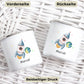 Personalisierte Emaille Kindertasse Raketenflieger