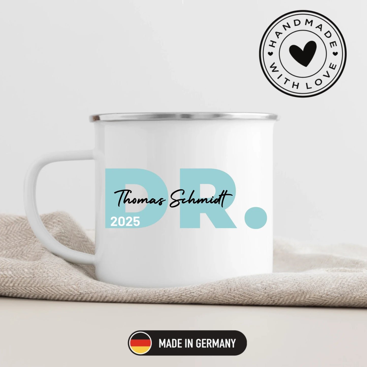 Geschenk zum Doktortitel: Personalisierte Tasse Doktor 2025