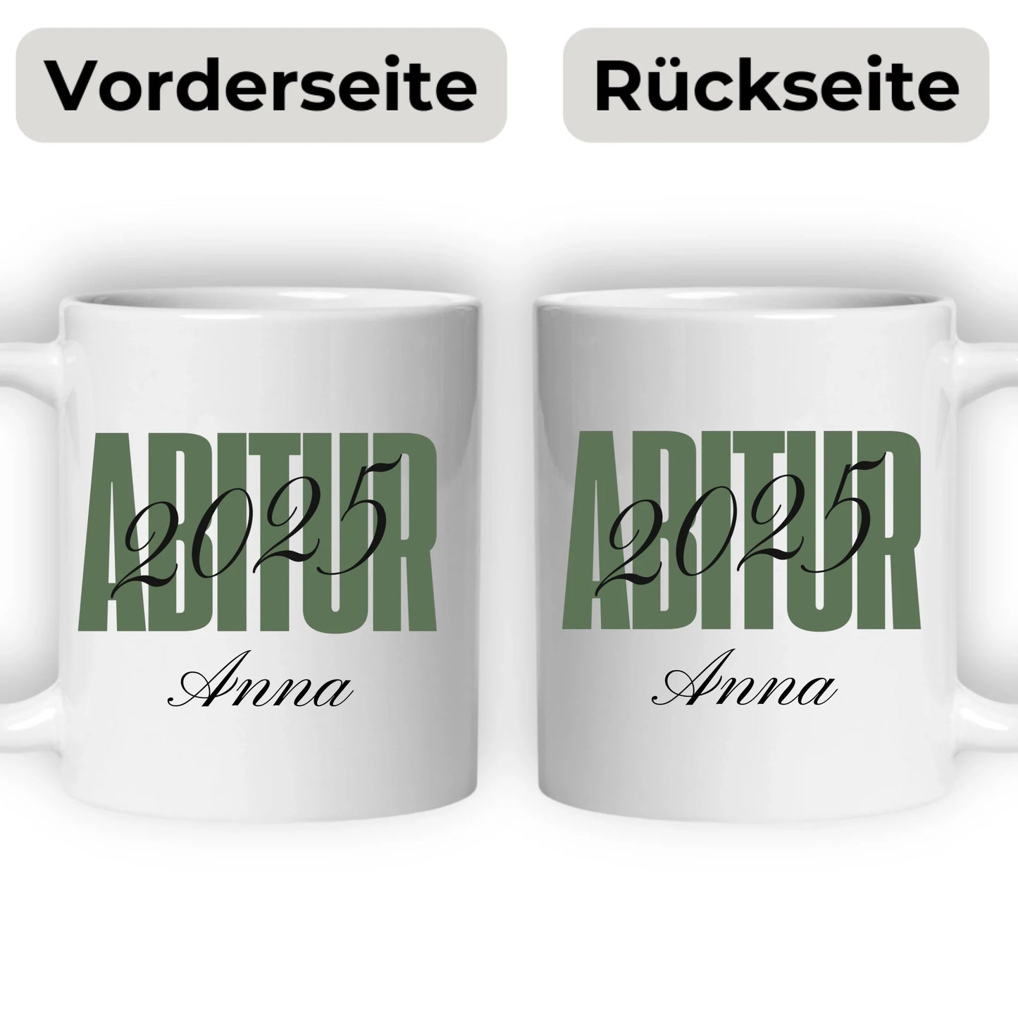 Personalisierte Tasse Abitur 2025