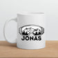 Skifahrer Tasse mit Namen