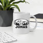 Skifahrer Tasse mit Namen