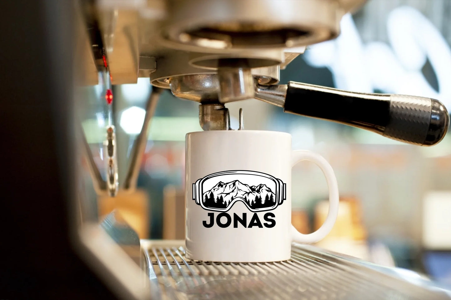 Skier Mug with Name