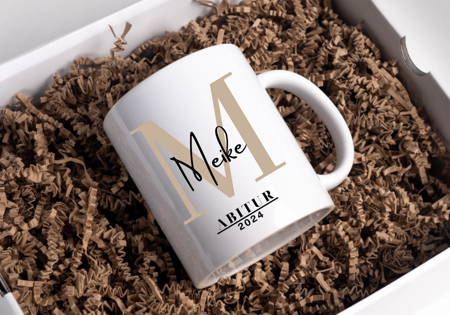 Personalisierte Tasse zum Abschluss